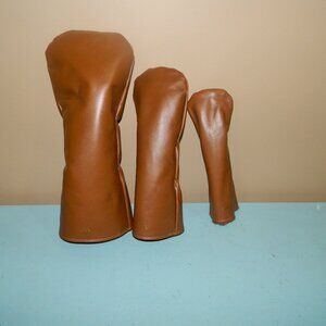 Mark & Graham Leather Golf Head Covers Set of 3 (DA)